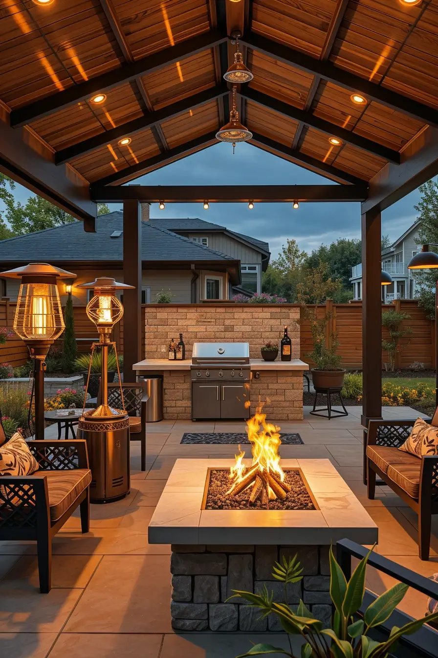 64 Outdoor BBQ Area With Roof 2026: Modern Covered Grill Designs For Stylish Outdoor Living