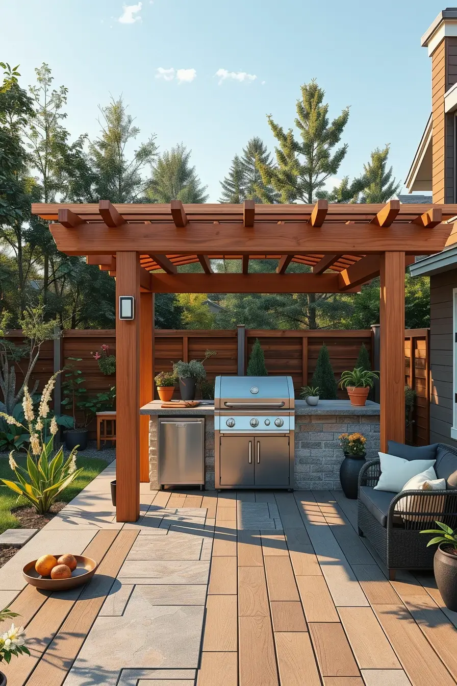 64 Outdoor BBQ Area With Roof 2026: Modern Covered Grill Designs For Stylish Outdoor Living