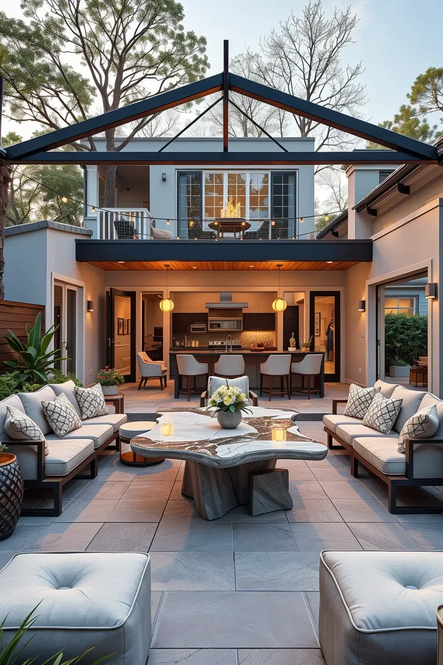 59 Back Patio Ideas 2026: Stylish, Modern, And Sculptural Outdoor Designs