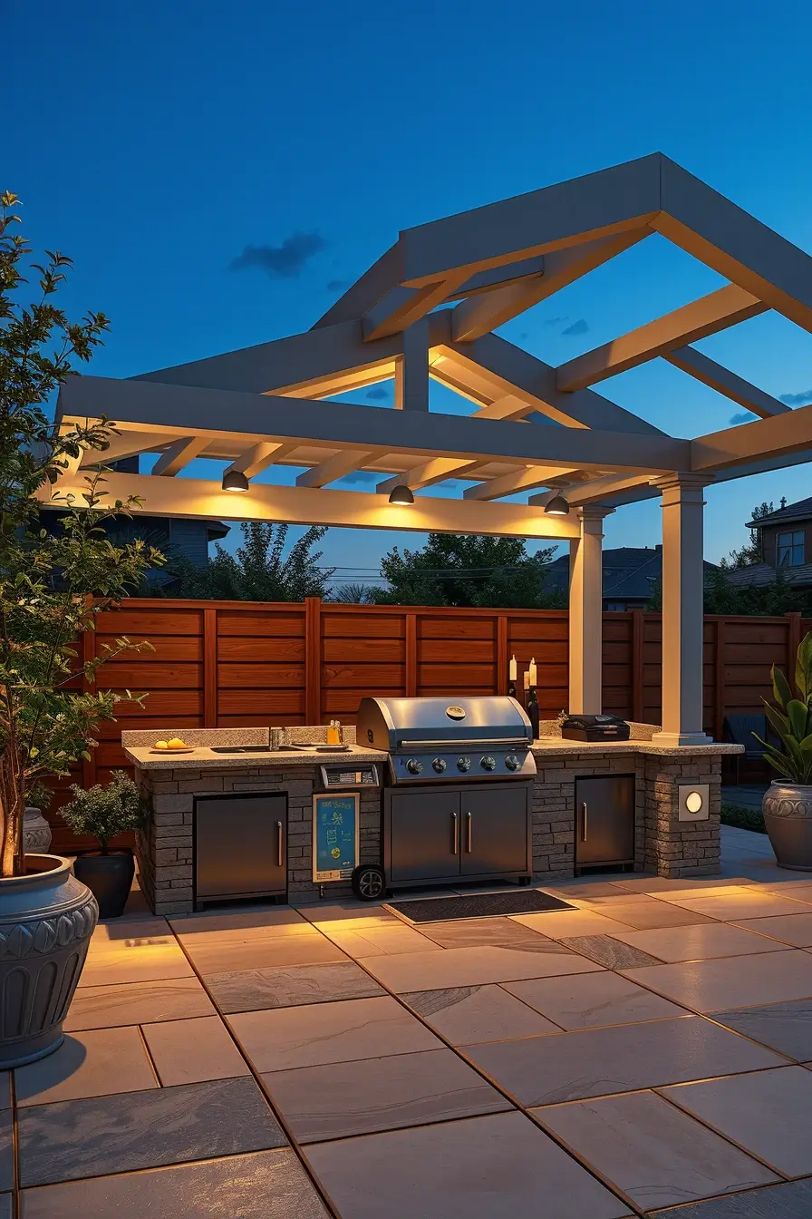 64 Outdoor BBQ Area With Roof 2026: Modern Covered Grill Designs For Stylish Outdoor Living