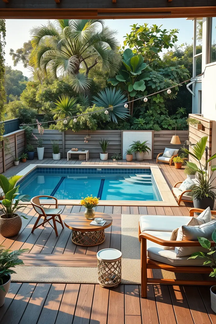 59 Small Pool Deck Ideas 2026 For Cozy And Modern Outdoor Spaces