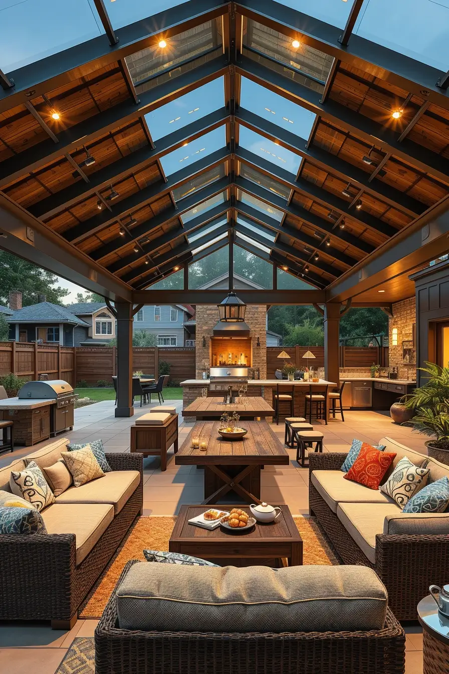 64 Outdoor BBQ Area With Roof 2026: Modern Covered Grill Designs For Stylish Outdoor Living