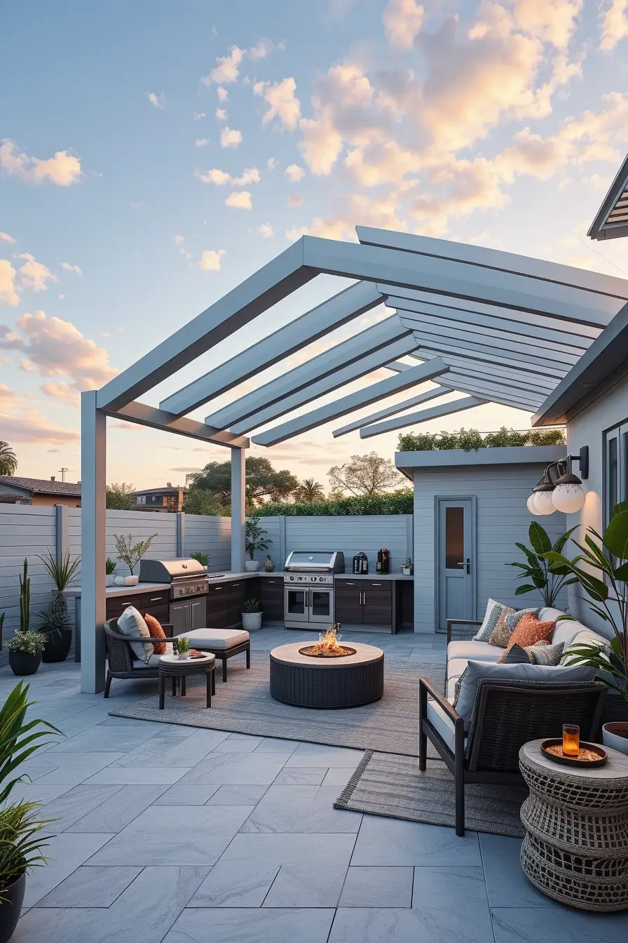 64 Outdoor BBQ Area With Roof 2026: Modern Covered Grill Designs For Stylish Outdoor Living