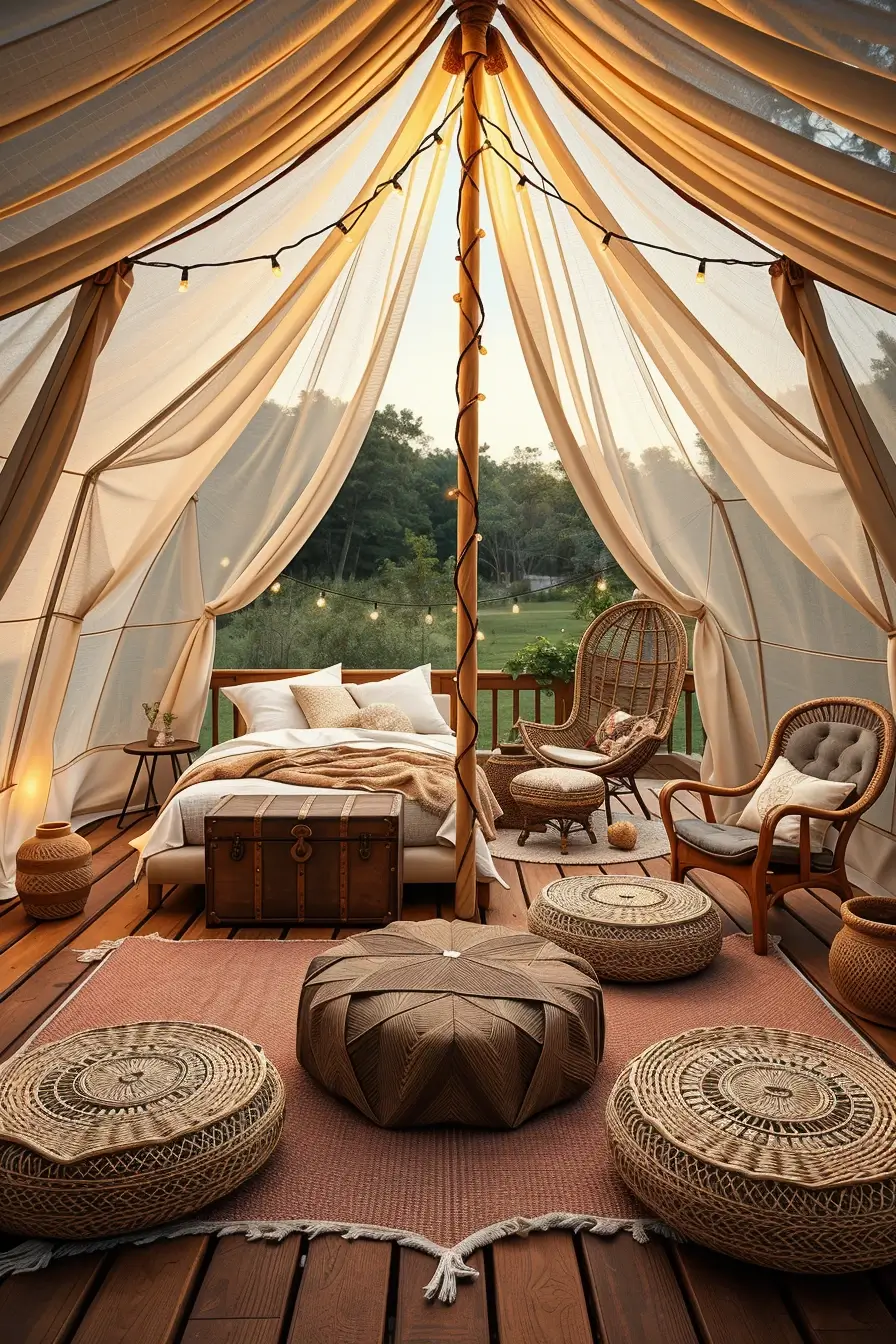 55 Glamping Backyard Ideas 2026 for a Dreamy Outdoor Escape