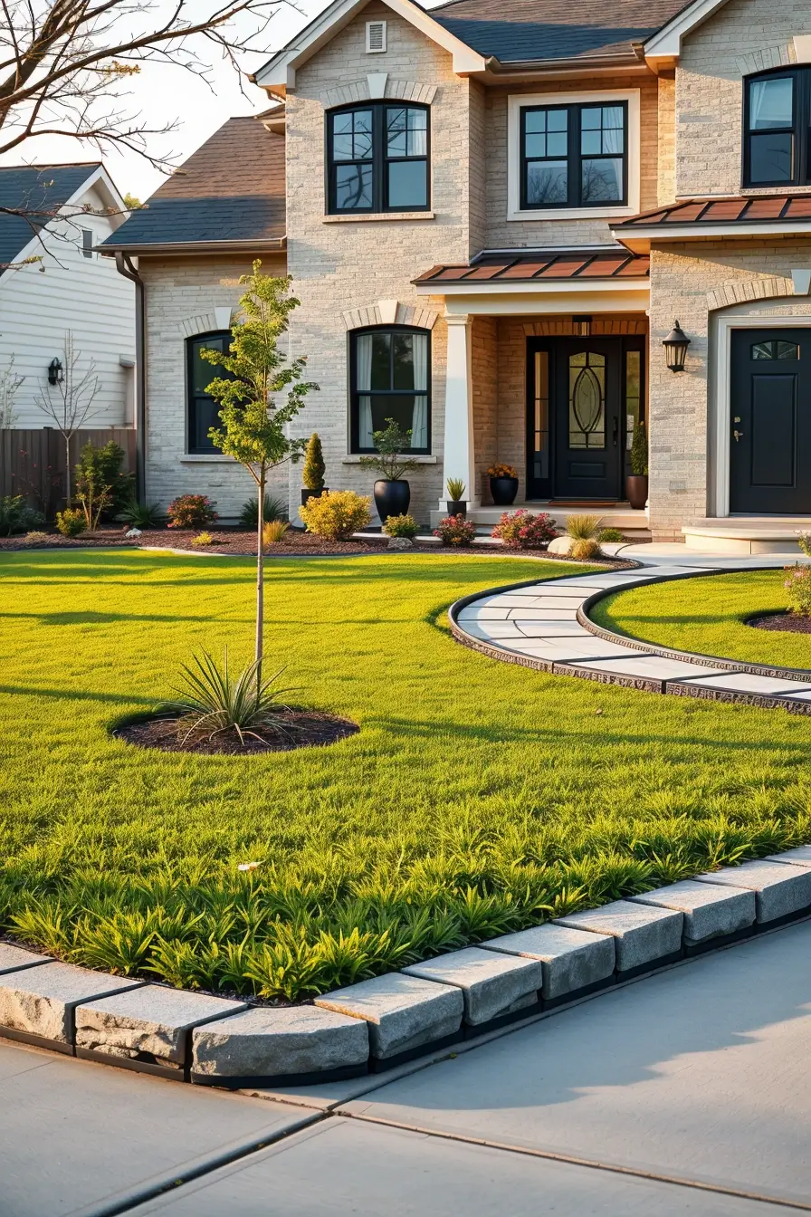 58 Simple Landscaping Front Yard 2026 Ideas For A Clean And Modern Look