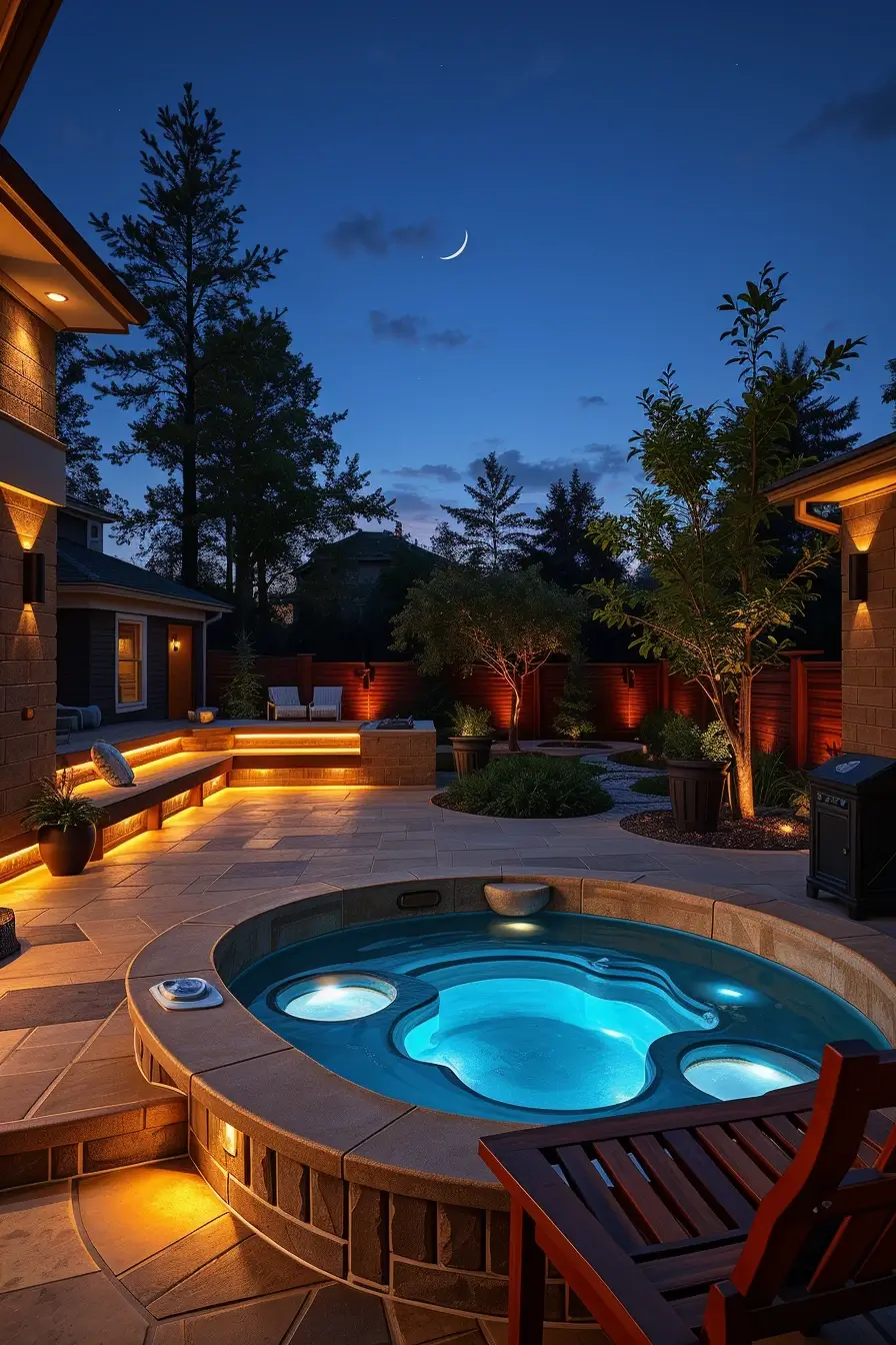 58 Outdoor Spa Ideas 2026 For A Luxury Backyard Wellness Retreat