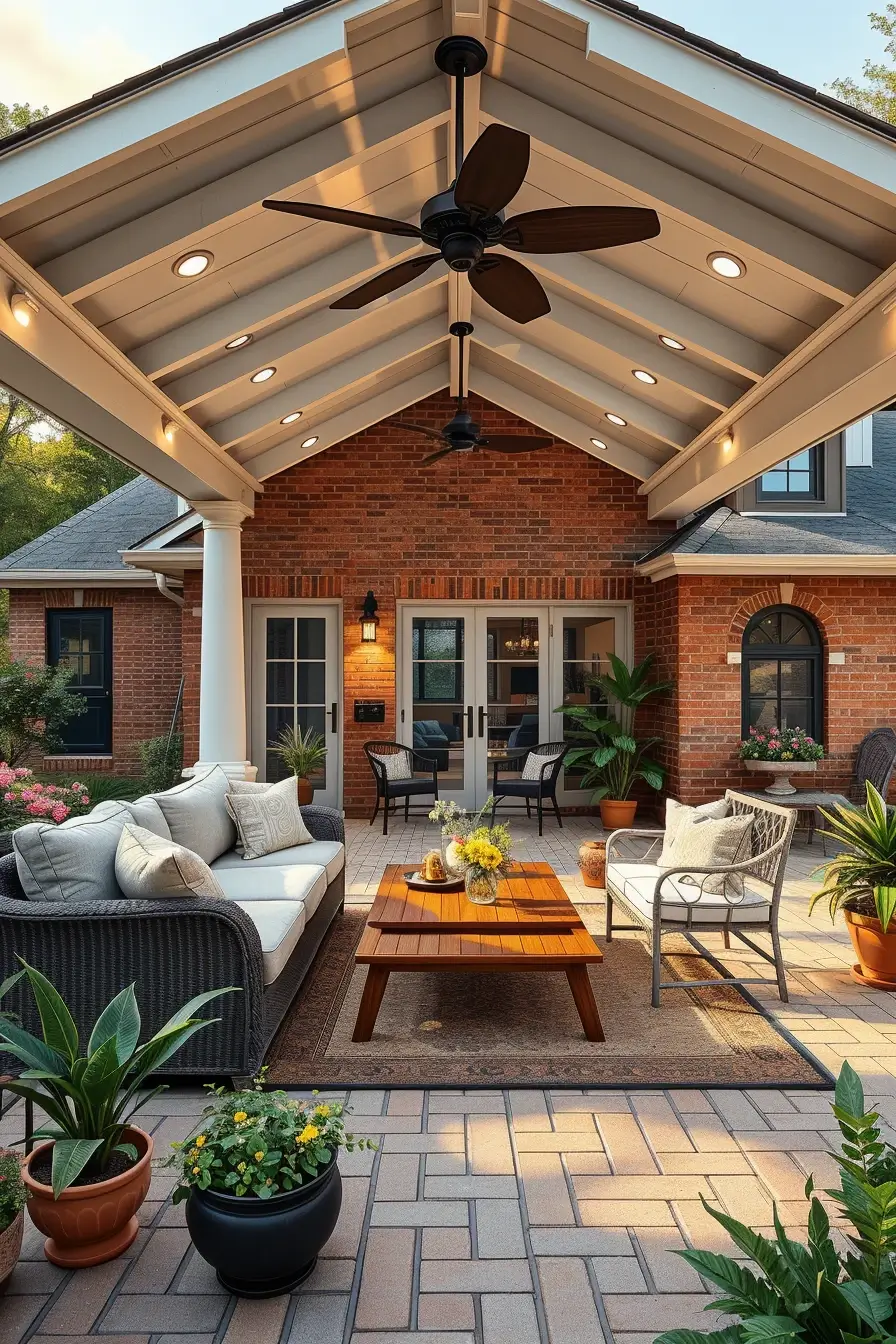 58 Brick Patio Ideas 2026 For Stylish And Modern Outdoor Living Spaces