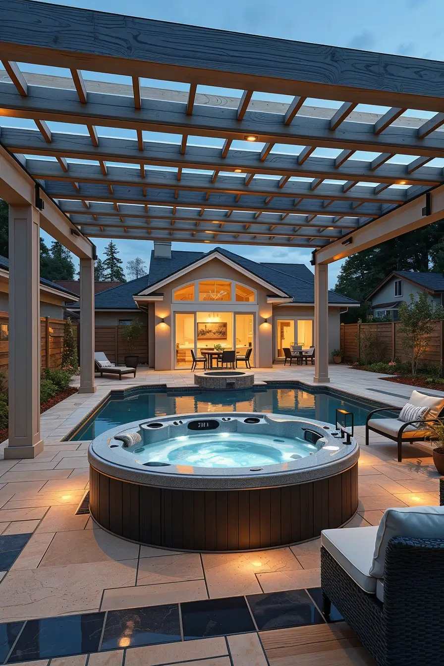 58 Outdoor Spa Ideas 2026 For A Luxury Backyard Wellness Retreat