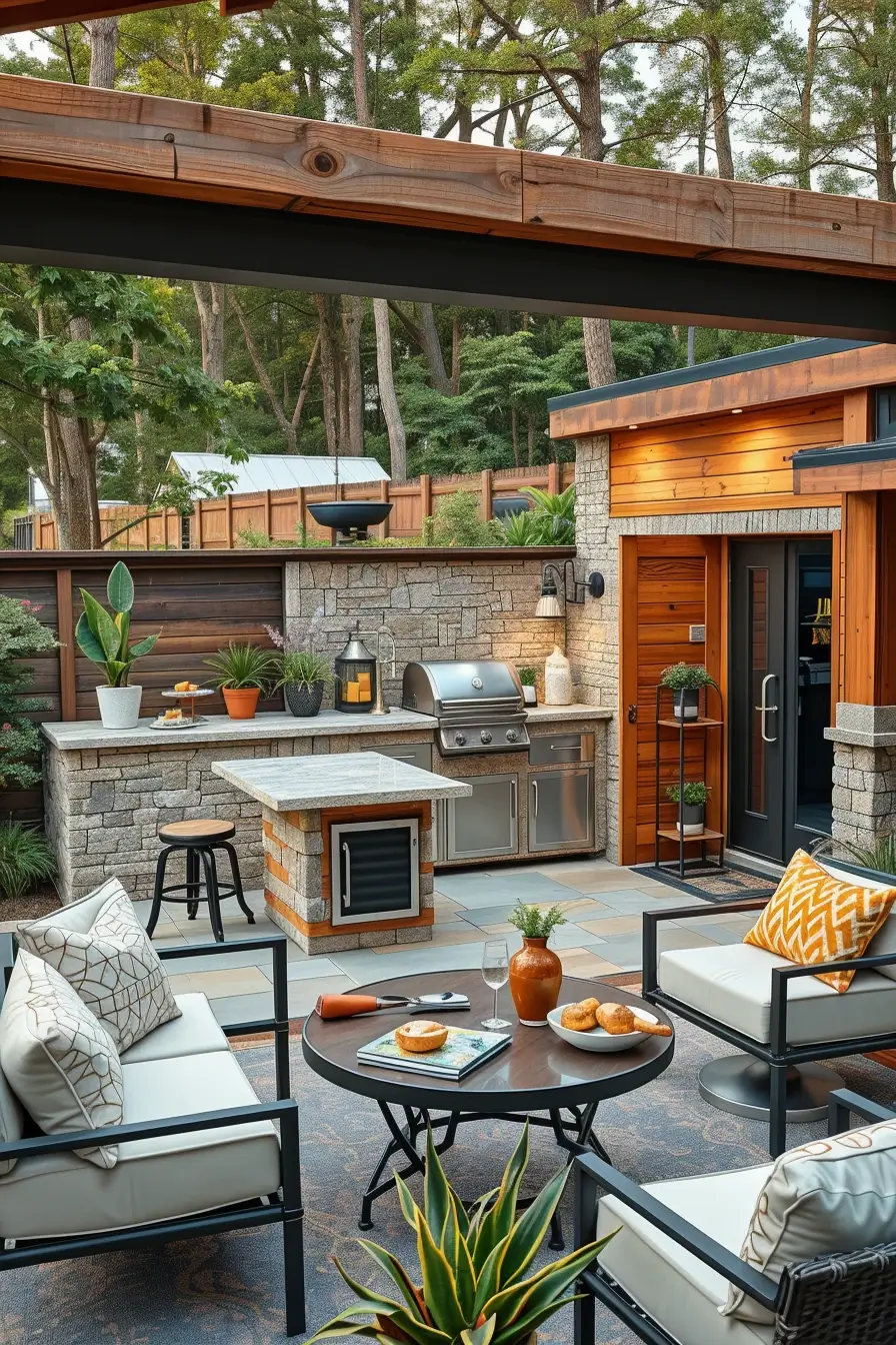 60 Outside Barbecue Area Ideas 2026: Stylish And Designer Outdoor BBQ Spaces