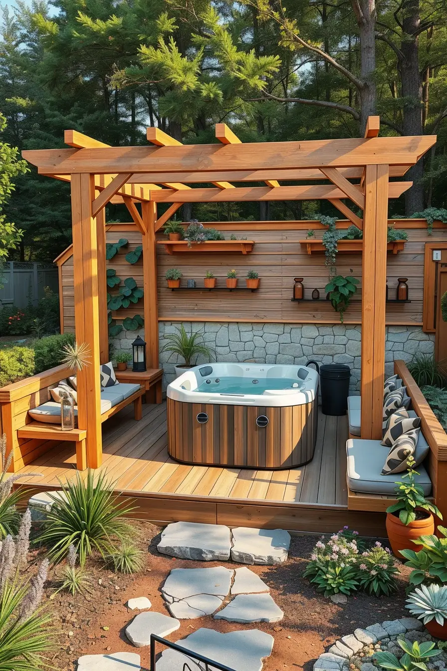 58 Outdoor Spa Ideas 2026 For A Luxury Backyard Wellness Retreat