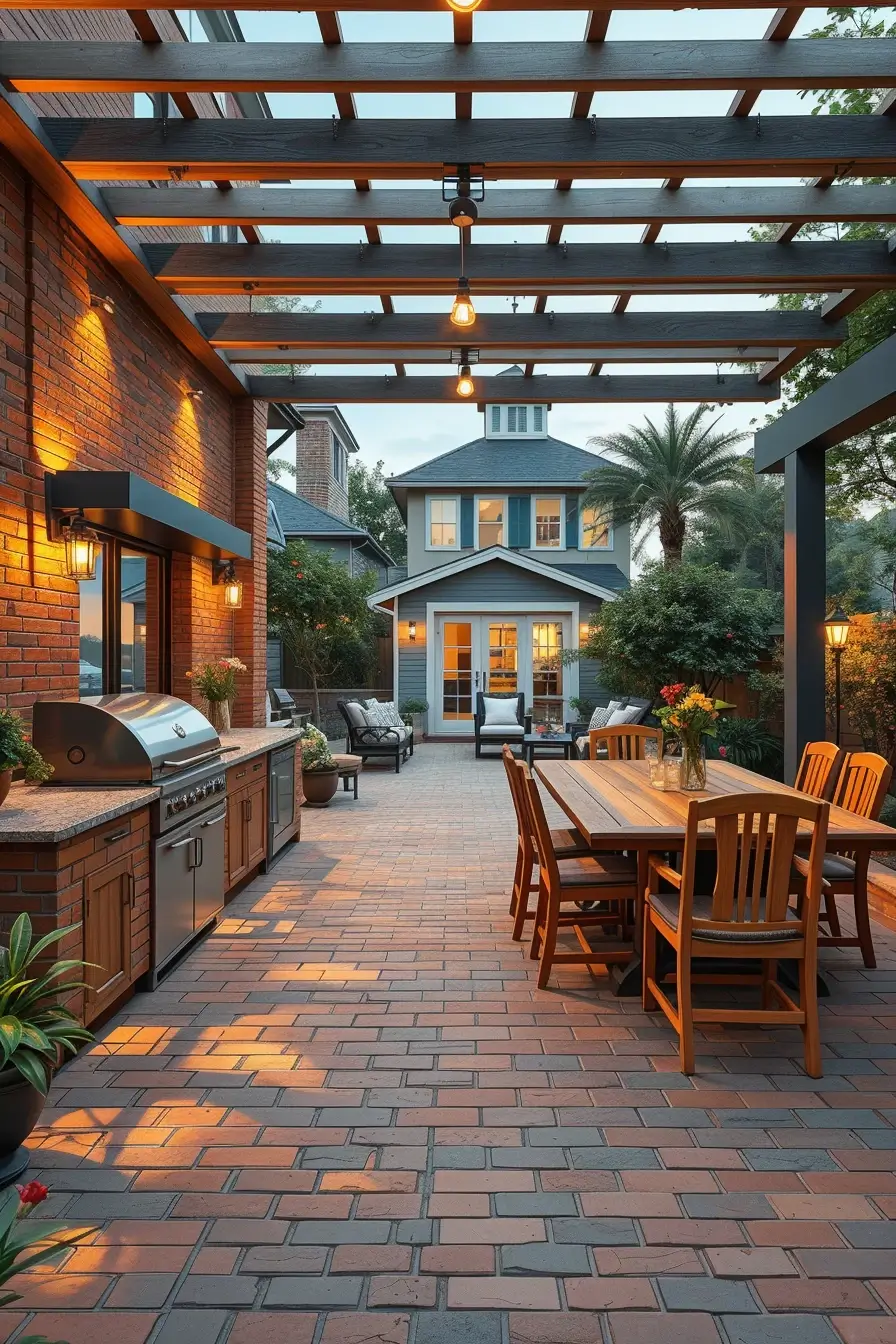 58 Brick Patio Ideas 2026 For Stylish And Modern Outdoor Living Spaces