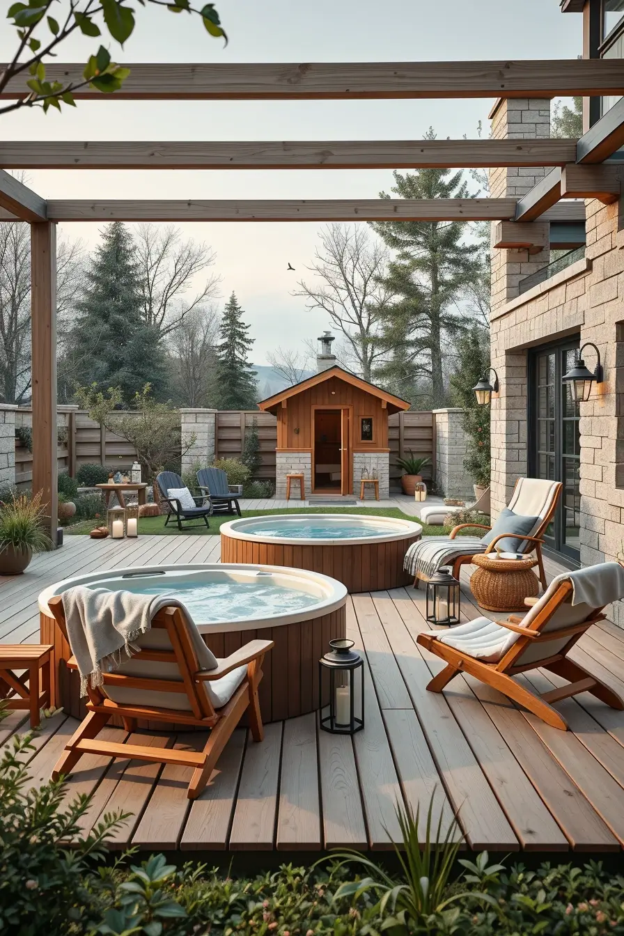 58 Outdoor Spa Ideas 2026 For A Luxury Backyard Wellness Retreat
