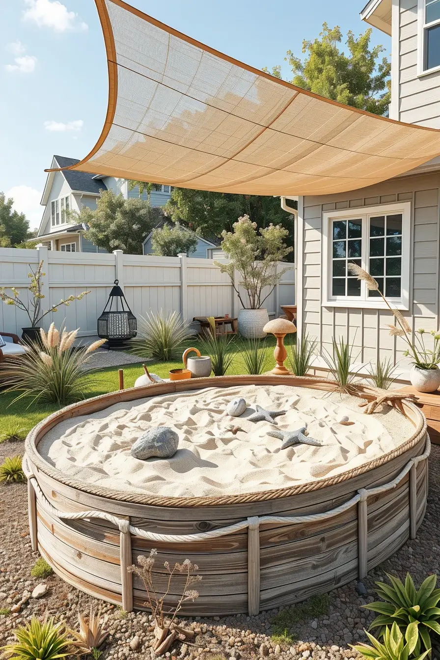 56 Sandbox Ideas Backyard 2026: Sculptural, Modern And Unique Designs For Kids