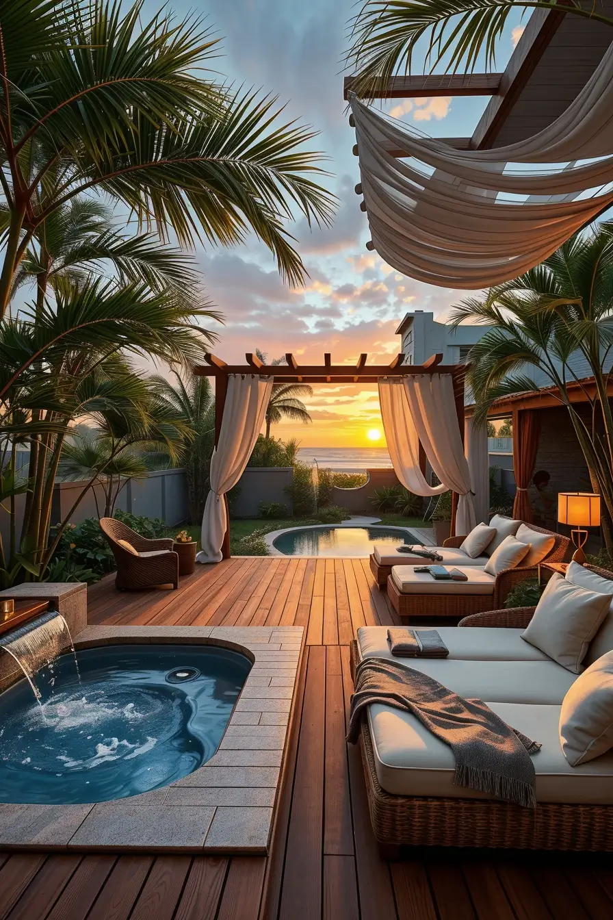 58 Outdoor Spa Ideas 2026 For A Luxury Backyard Wellness Retreat