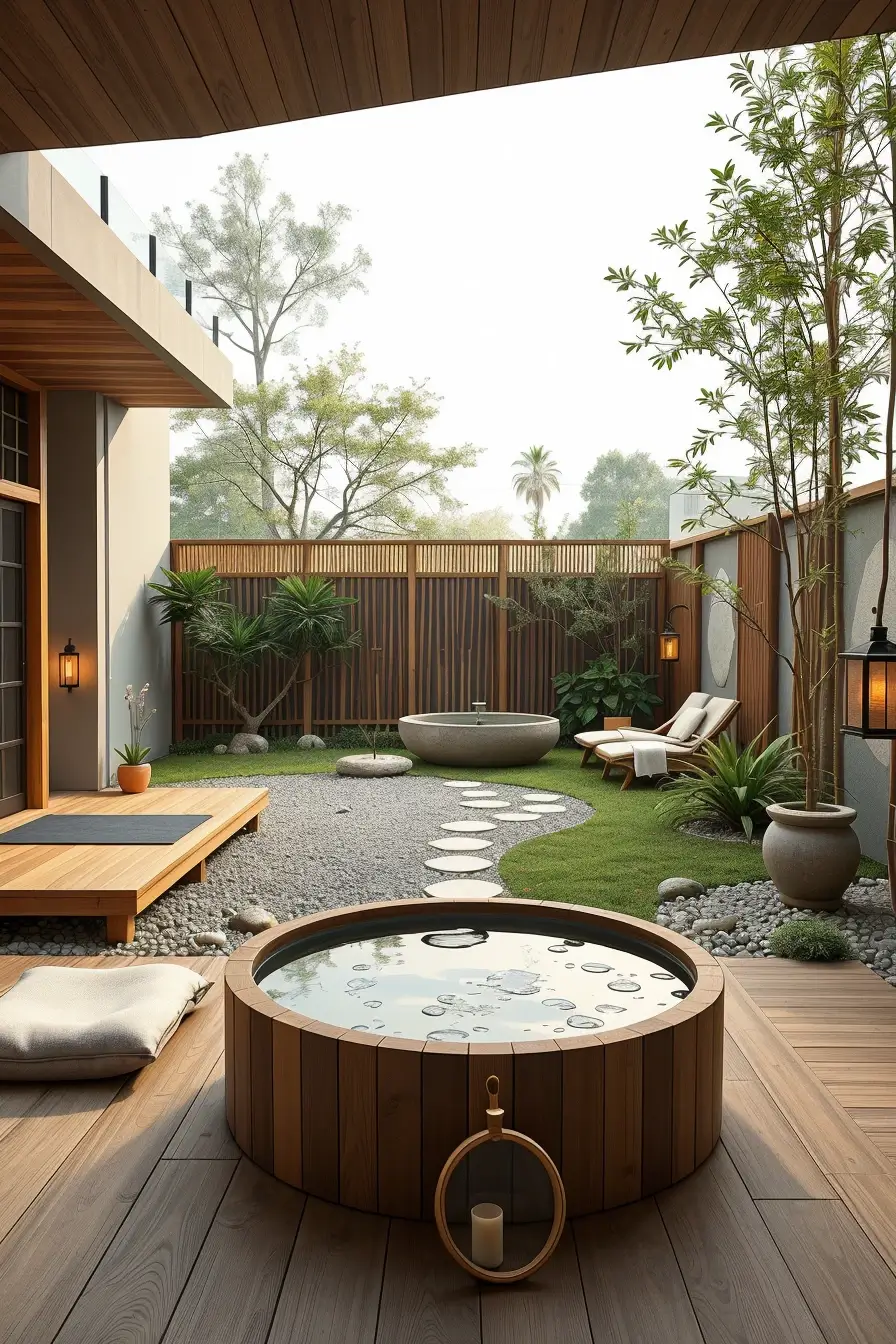 58 Outdoor Spa Ideas 2026 For A Luxury Backyard Wellness Retreat