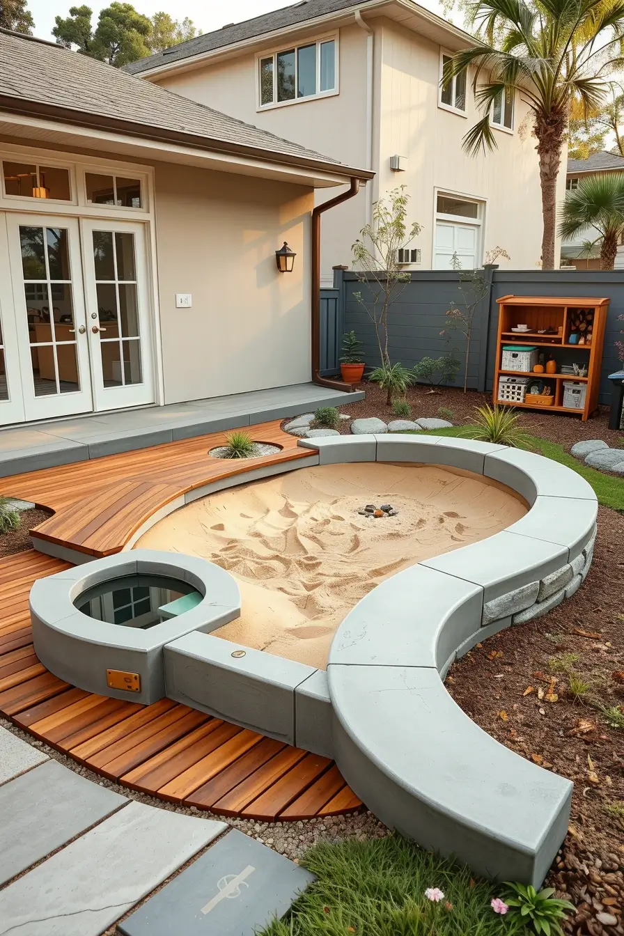 56 Sandbox Ideas Backyard 2026: Sculptural, Modern And Unique Designs For Kids
