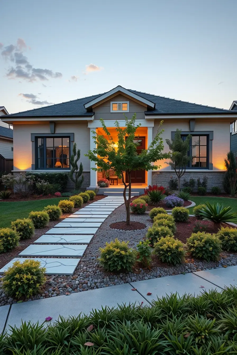 58 Simple Landscaping Front Yard 2026 Ideas For A Clean And Modern Look