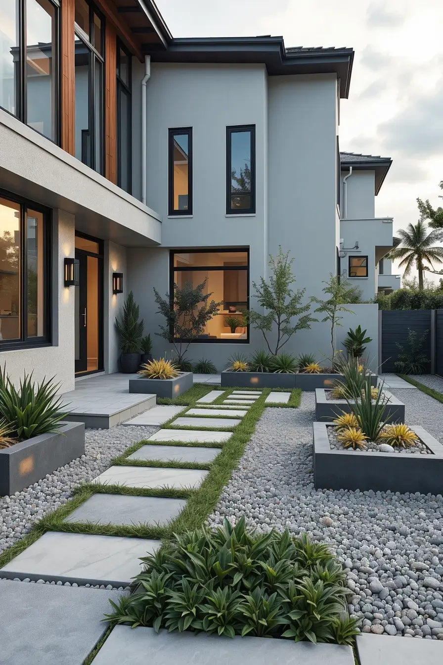 58 Simple Landscaping Front Yard 2026 Ideas For A Clean And Modern Look