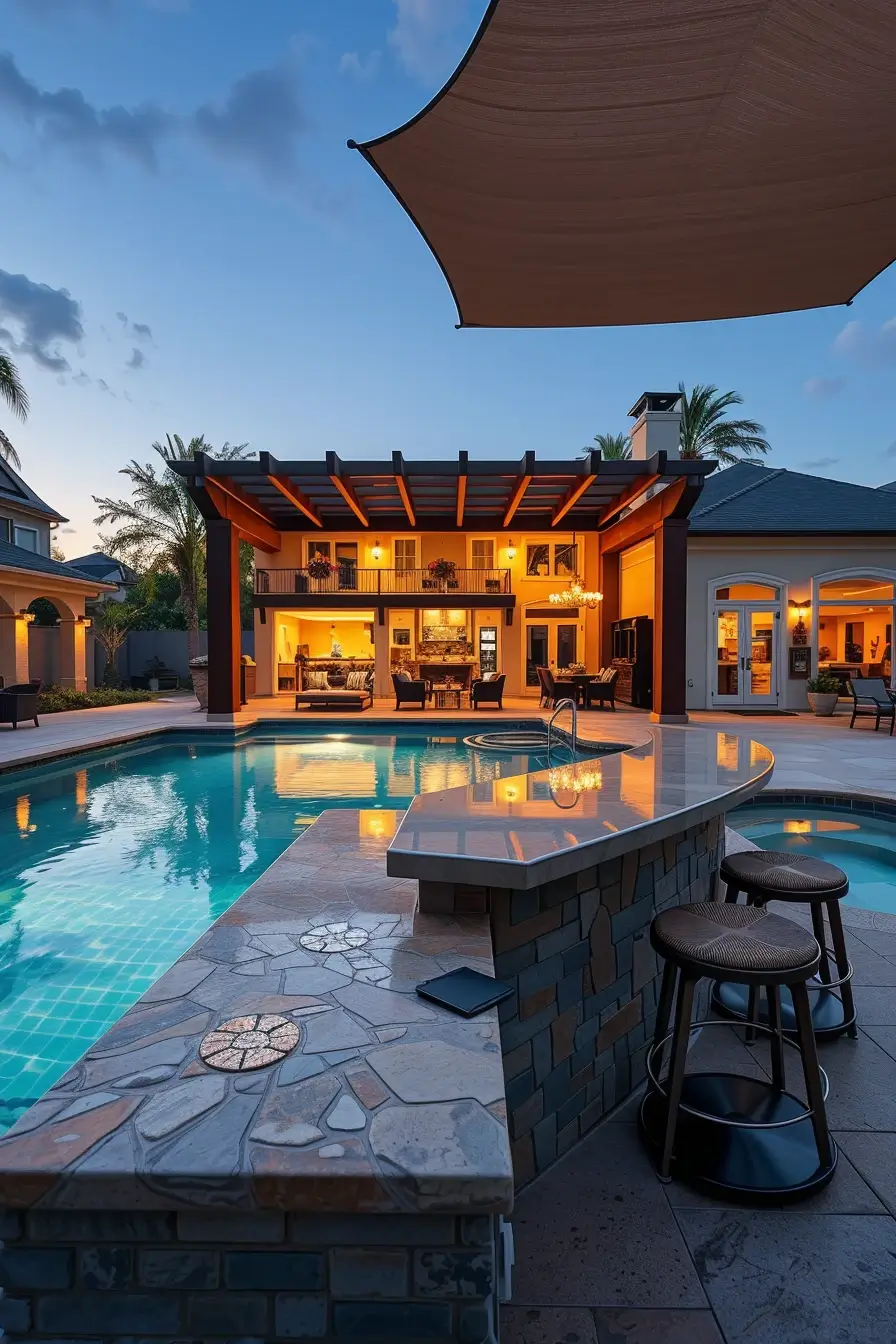 58 Outdoor Pool Area 2026 Ideas For Stylish And Cozy Designer Backyards