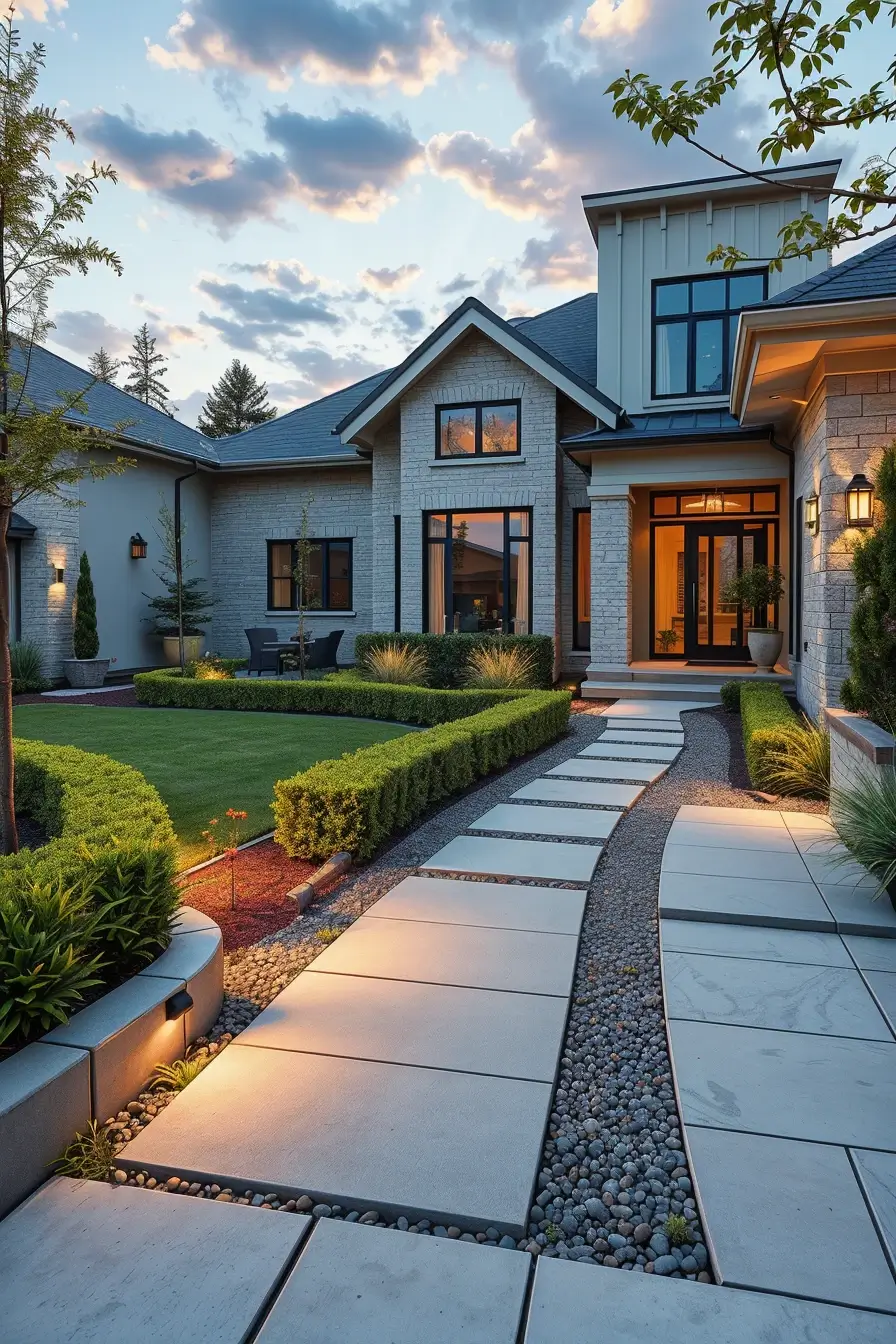 58 Simple Landscaping Front Yard 2026 Ideas For A Clean And Modern Look