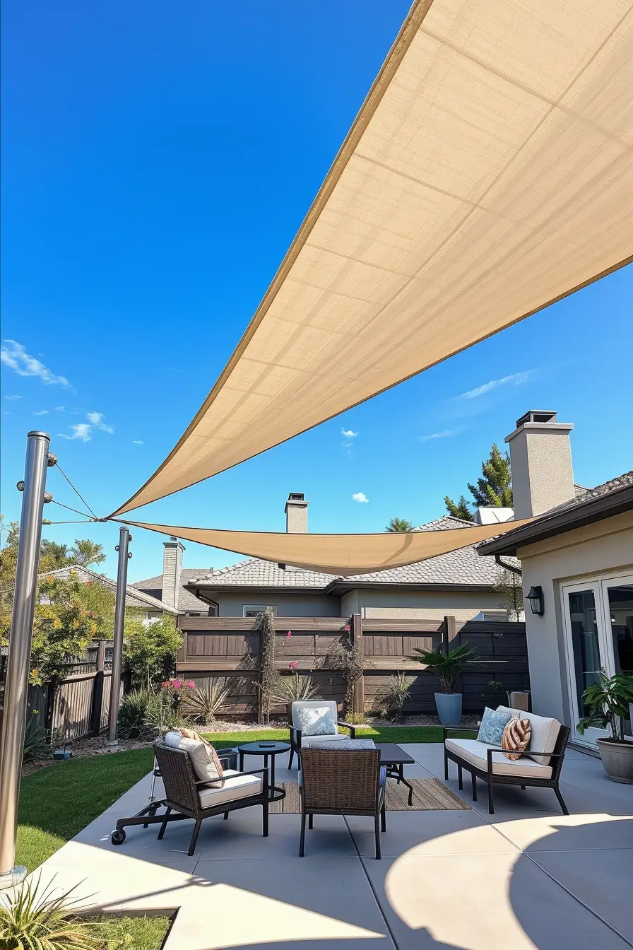 60 Shade Sail Backyard Ideas 2026 For Modern Outdoor Living