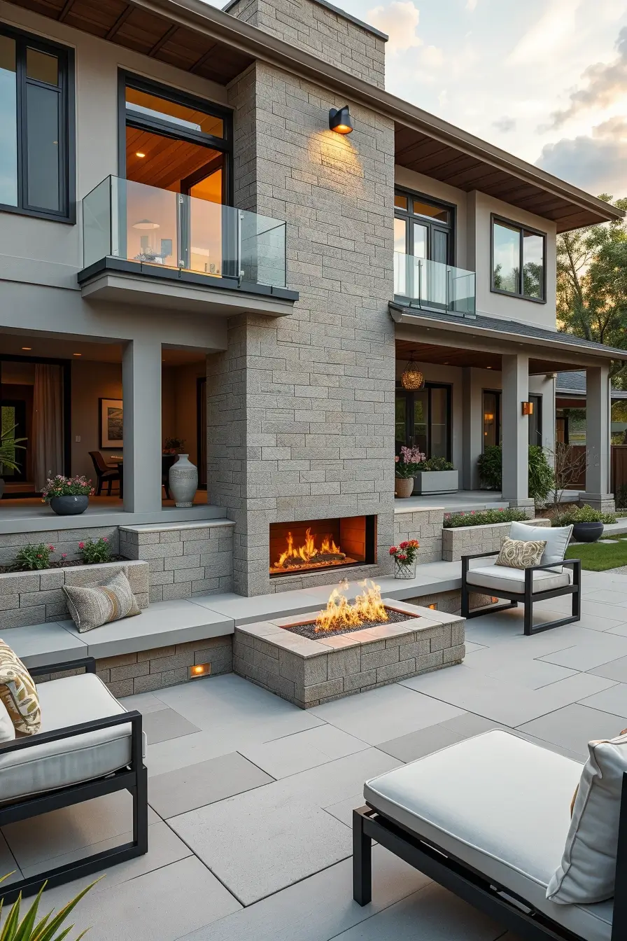 62 Outdoor Fireplace Ideas 2026: Modern, Sculptural And Artistic Designs For Stylish Outdoor Spaces