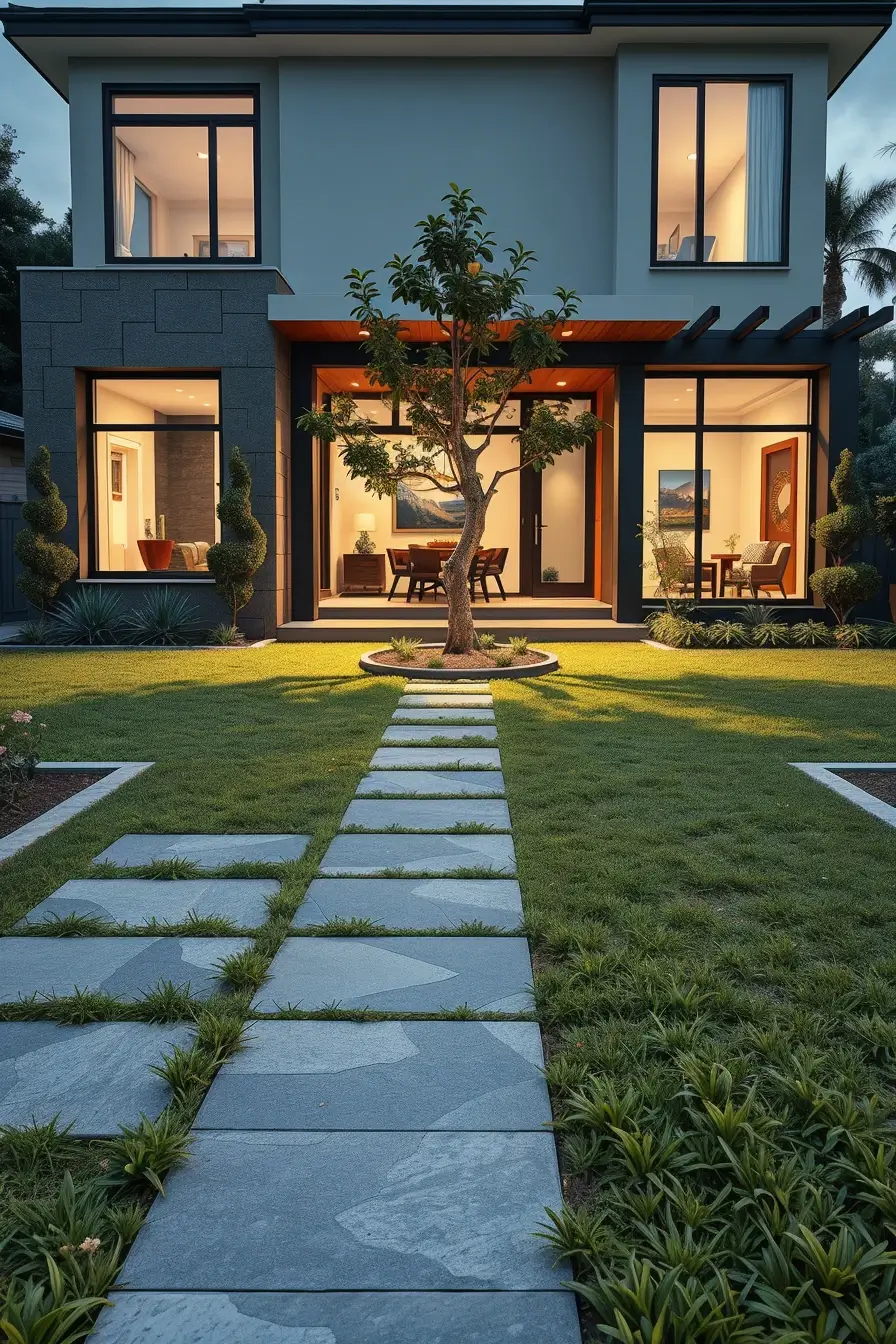 58 Simple Landscaping Front Yard 2026 Ideas For A Clean And Modern Look