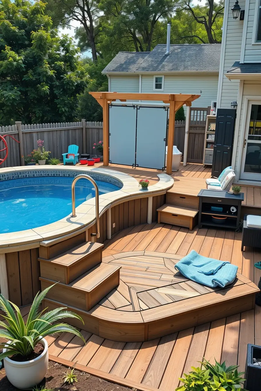 56 Outdoor Pool Area Above Ground 2026 Ideas For A Stylish Backyard Upgrade