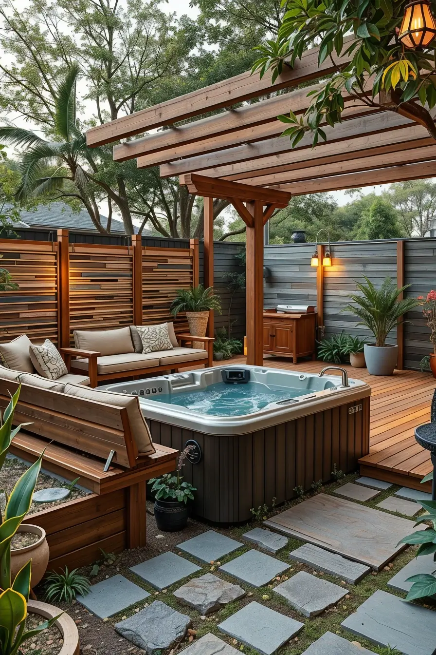 58 Outdoor Spa Ideas 2026 For A Luxury Backyard Wellness Retreat