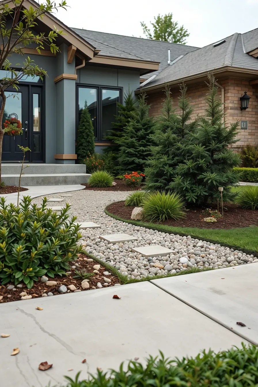 58 Simple Landscaping Front Yard 2026 Ideas For A Clean And Modern Look