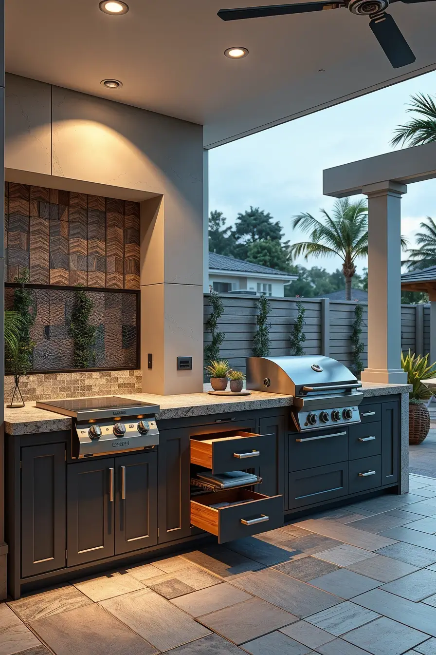 60 Outside Barbecue Area Ideas 2026: Stylish And Designer Outdoor BBQ Spaces