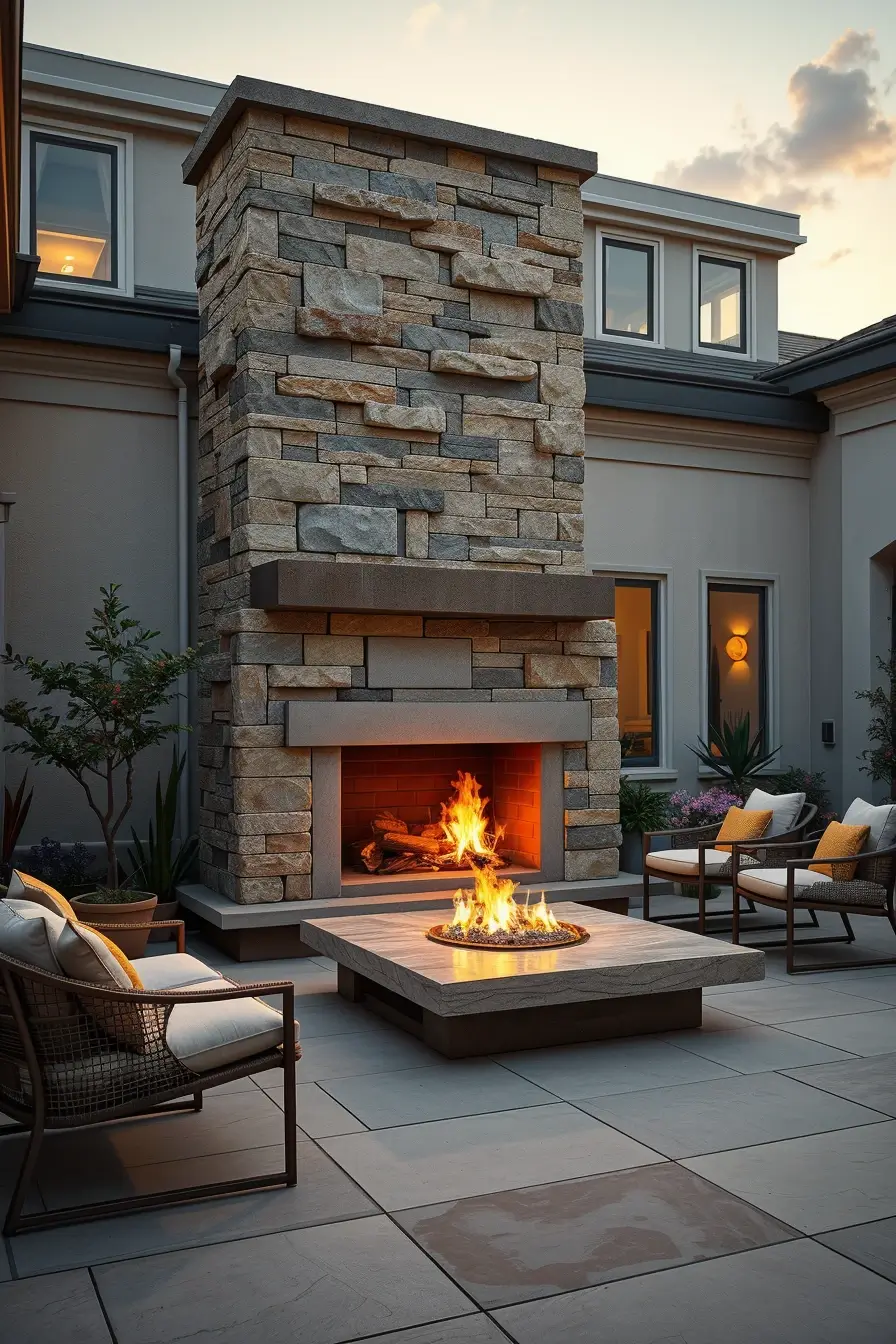 62 Outdoor Fireplace Ideas 2026: Modern, Sculptural And Artistic Designs For Stylish Outdoor Spaces