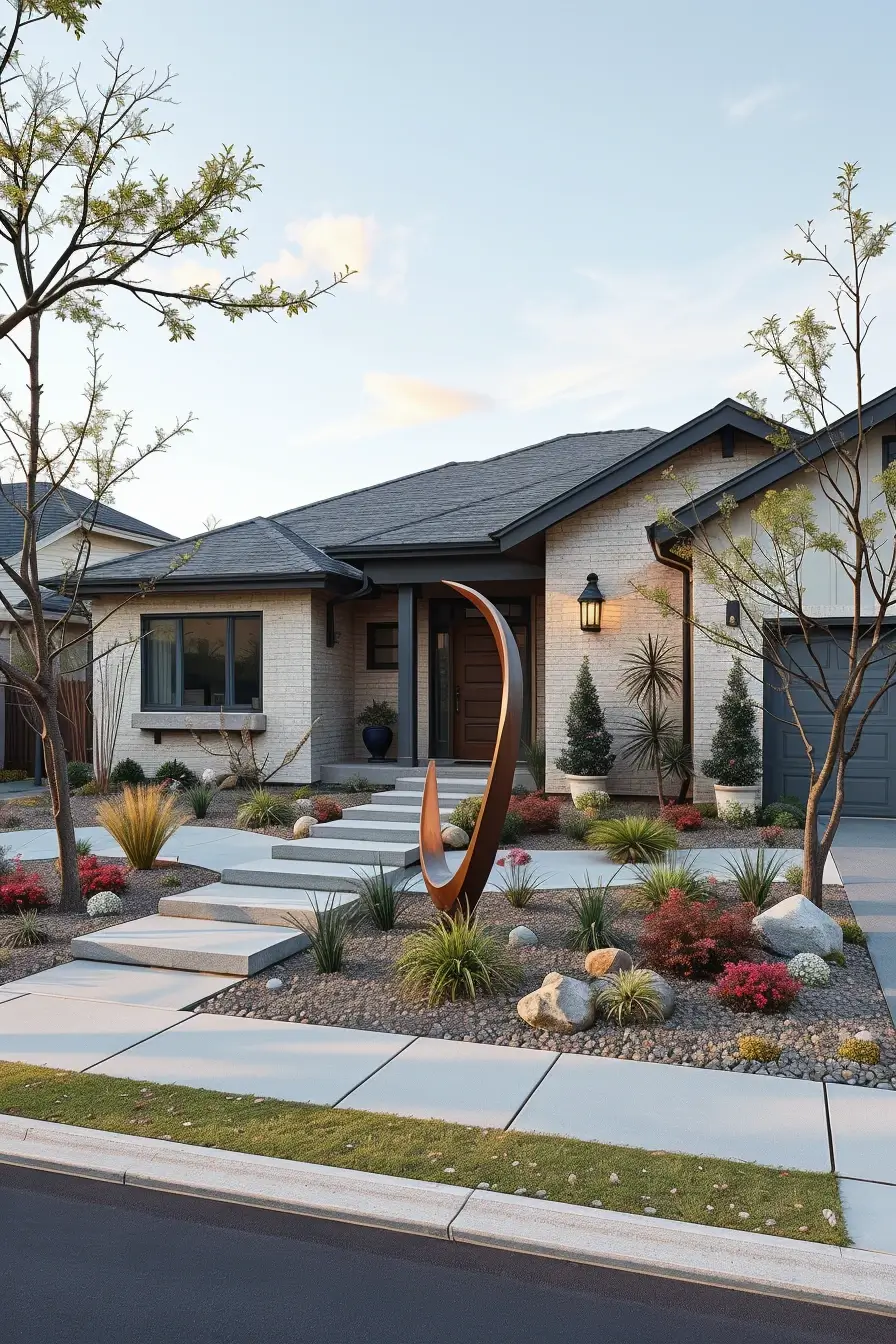 60 Front Yard Landscaping 2026: Creative, Sculptural, And Artistic Design Ideas