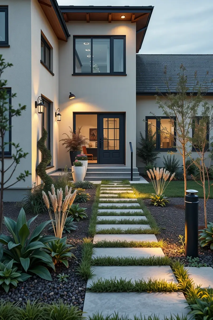 58 Simple Landscaping Front Yard 2026 Ideas For A Clean And Modern Look