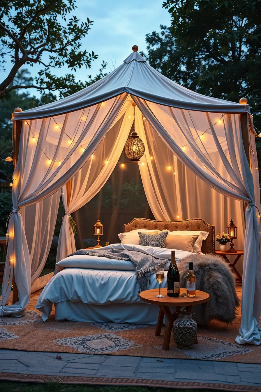 55 Glamping Backyard Ideas 2026 for a Dreamy Outdoor Escape