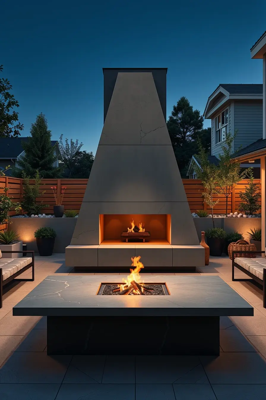 62 Outdoor Fireplace Ideas 2026: Modern, Sculptural And Artistic Designs For Stylish Outdoor Spaces