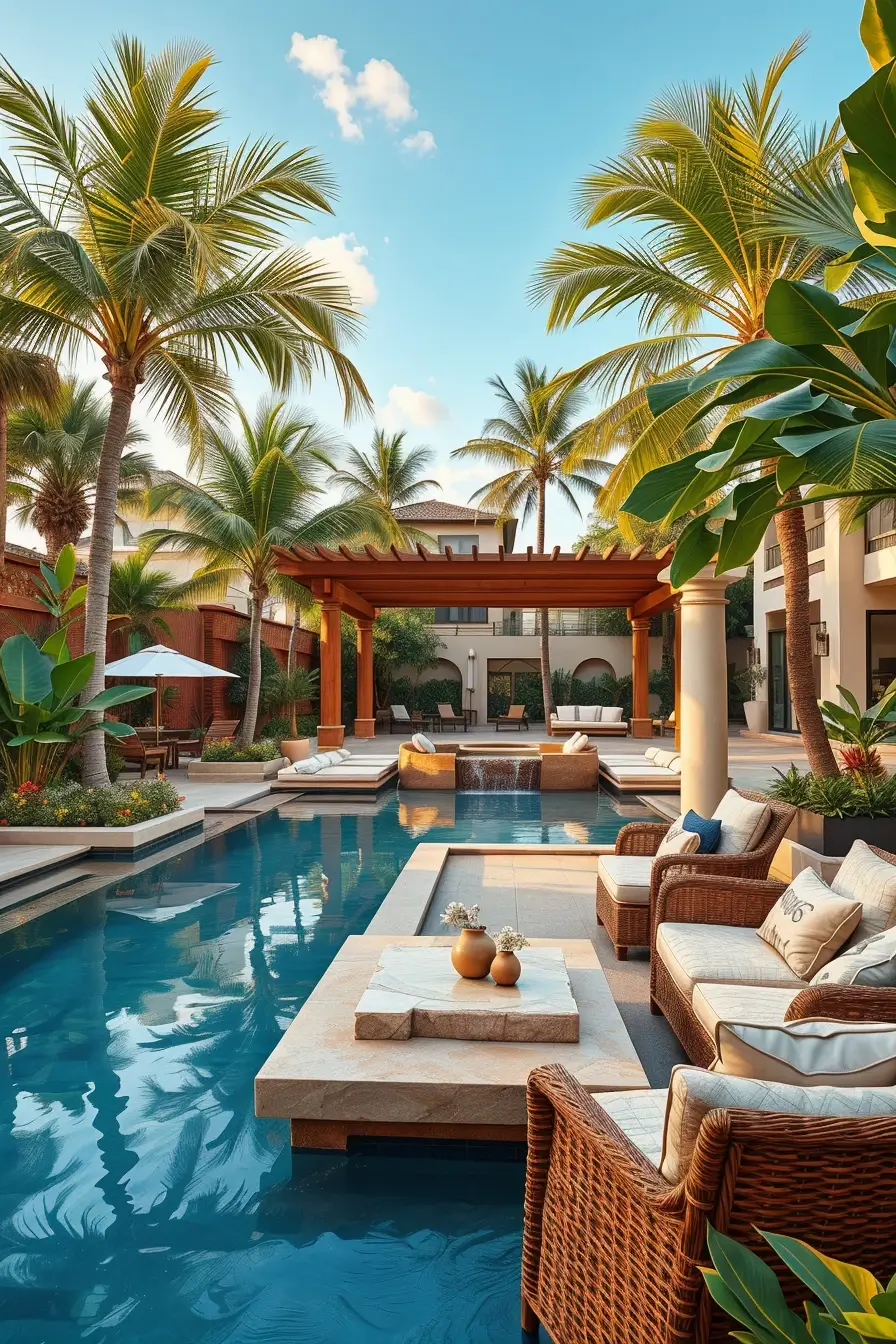 58 Outdoor Pool Area 2026 Ideas For Stylish And Cozy Designer Backyards