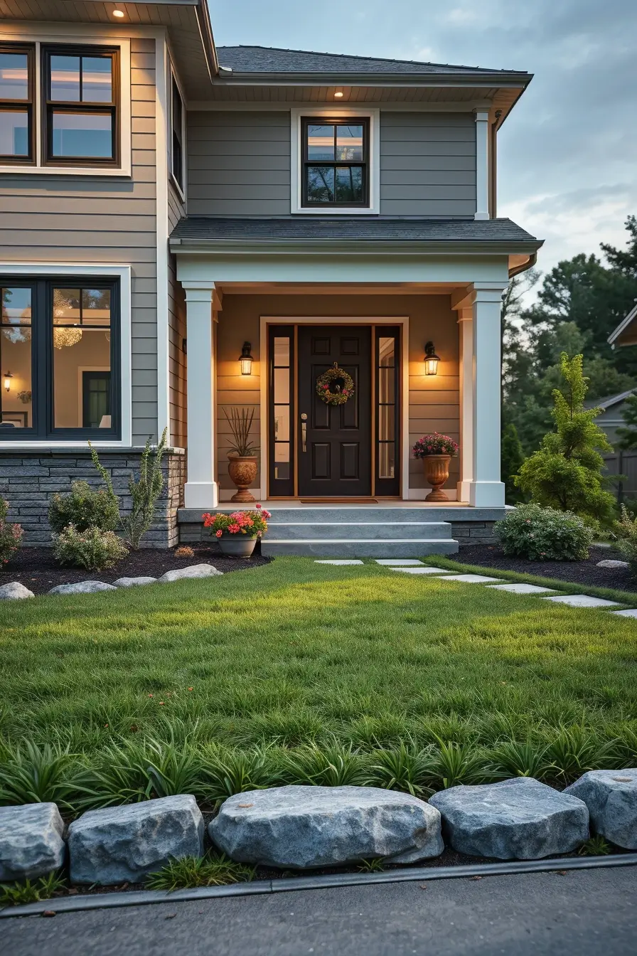 58 Simple Landscaping Front Yard 2026 Ideas For A Clean And Modern Look