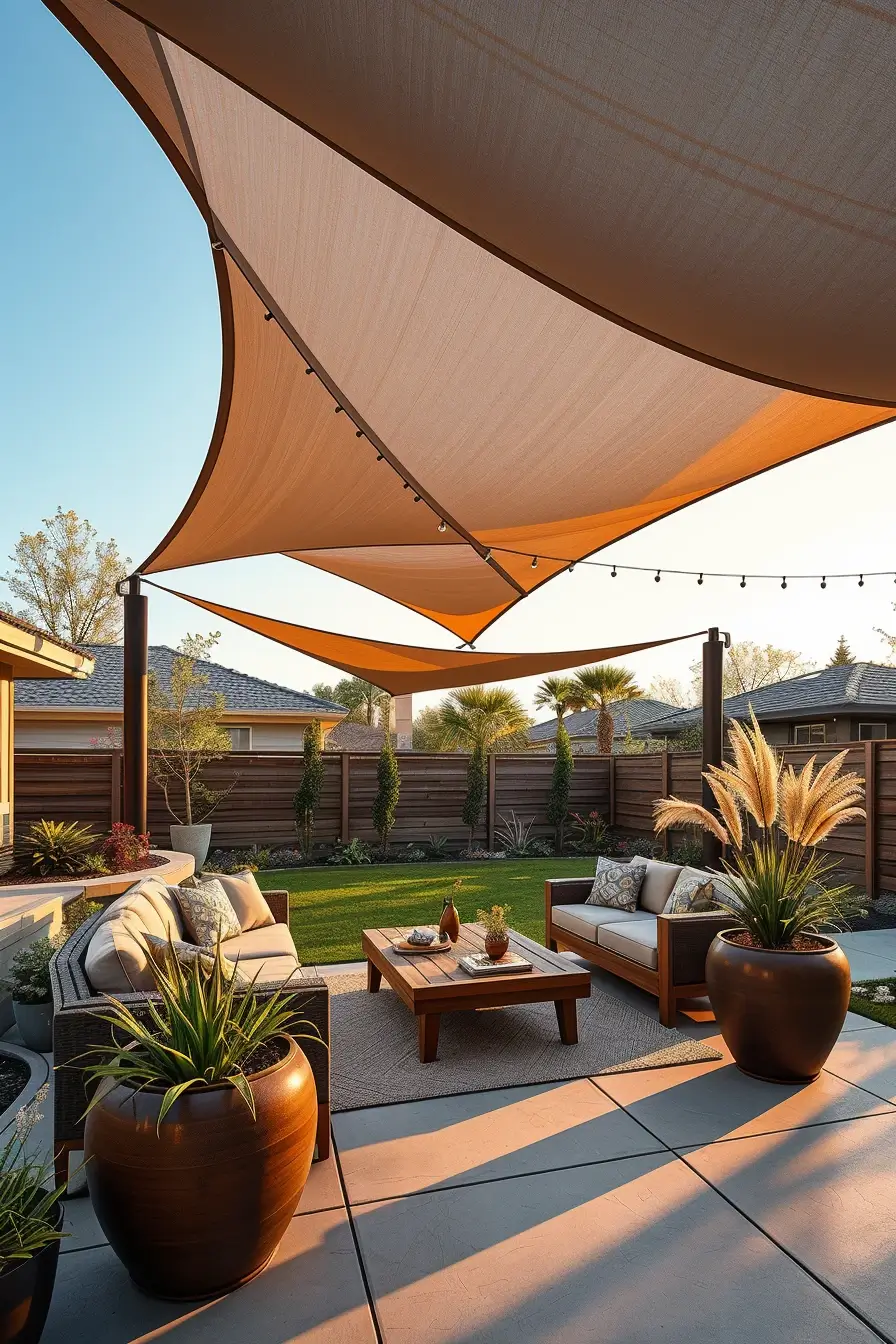 55 Sun Shade Sail Ideas Backyards 2026 For Stylish And Comfortable Outdoor Spaces