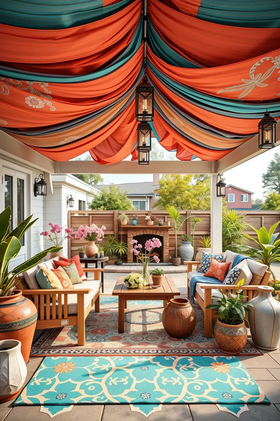 56 Patio Canopy Ideas For Instant Shade 2026: Creative, Colorful And Modern Outdoor Shade Designs