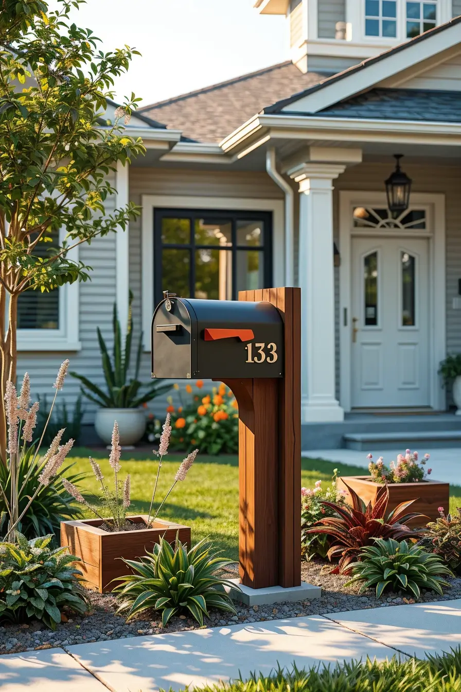 59 Summer Front Yard Decor Ideas 2026: Modern Sculptural Outdoor Inspiration