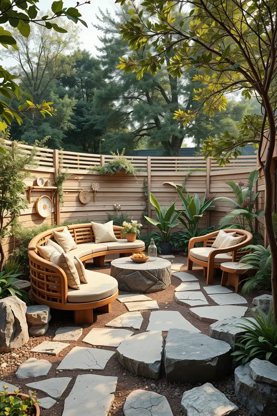 59 Small Backyard Seating Solutions 2026: Stylish Curved And Modern Outdoor Ideas