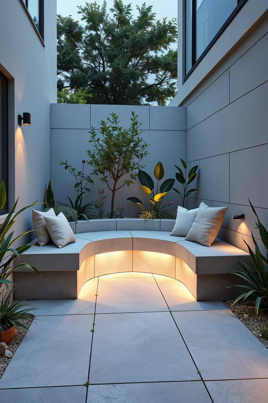 59 Small Backyard Seating Solutions 2026: Stylish Curved And Modern Outdoor Ideas