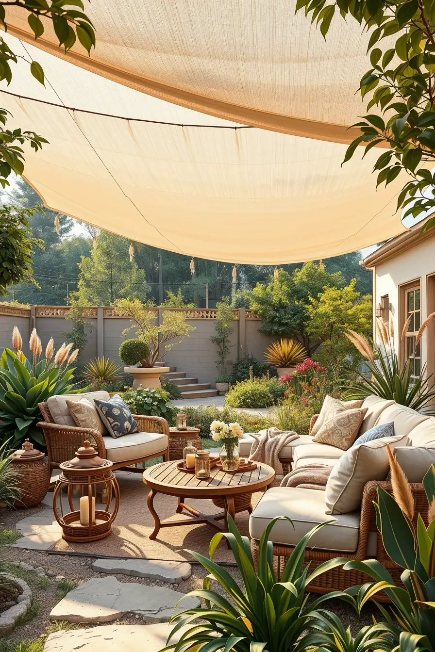 55 Sun Shade Sail Ideas Backyards 2026 For Stylish And Comfortable Outdoor Spaces