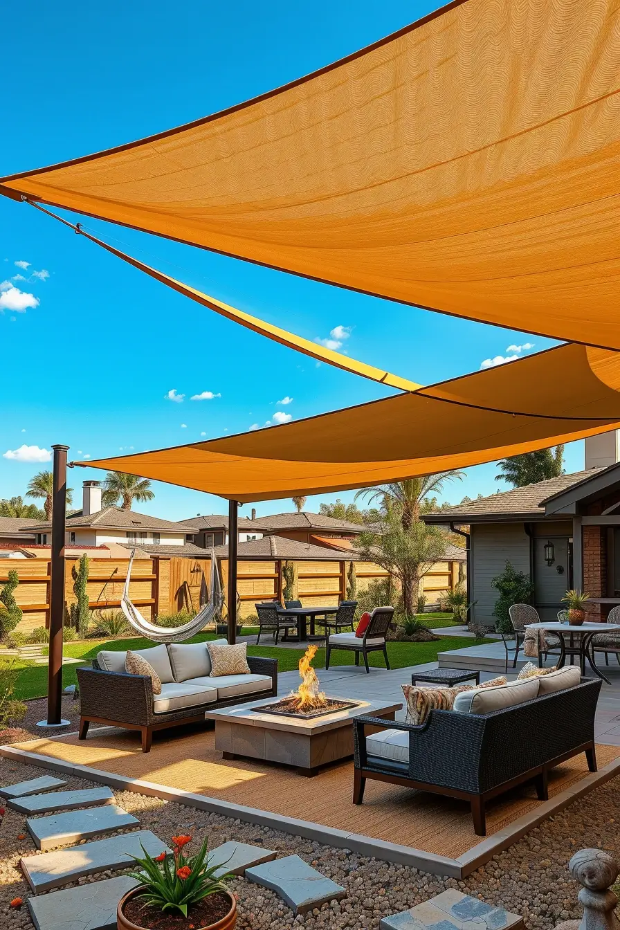 55 Sun Shade Sail Ideas Backyards 2026 For Stylish And Comfortable Outdoor Spaces