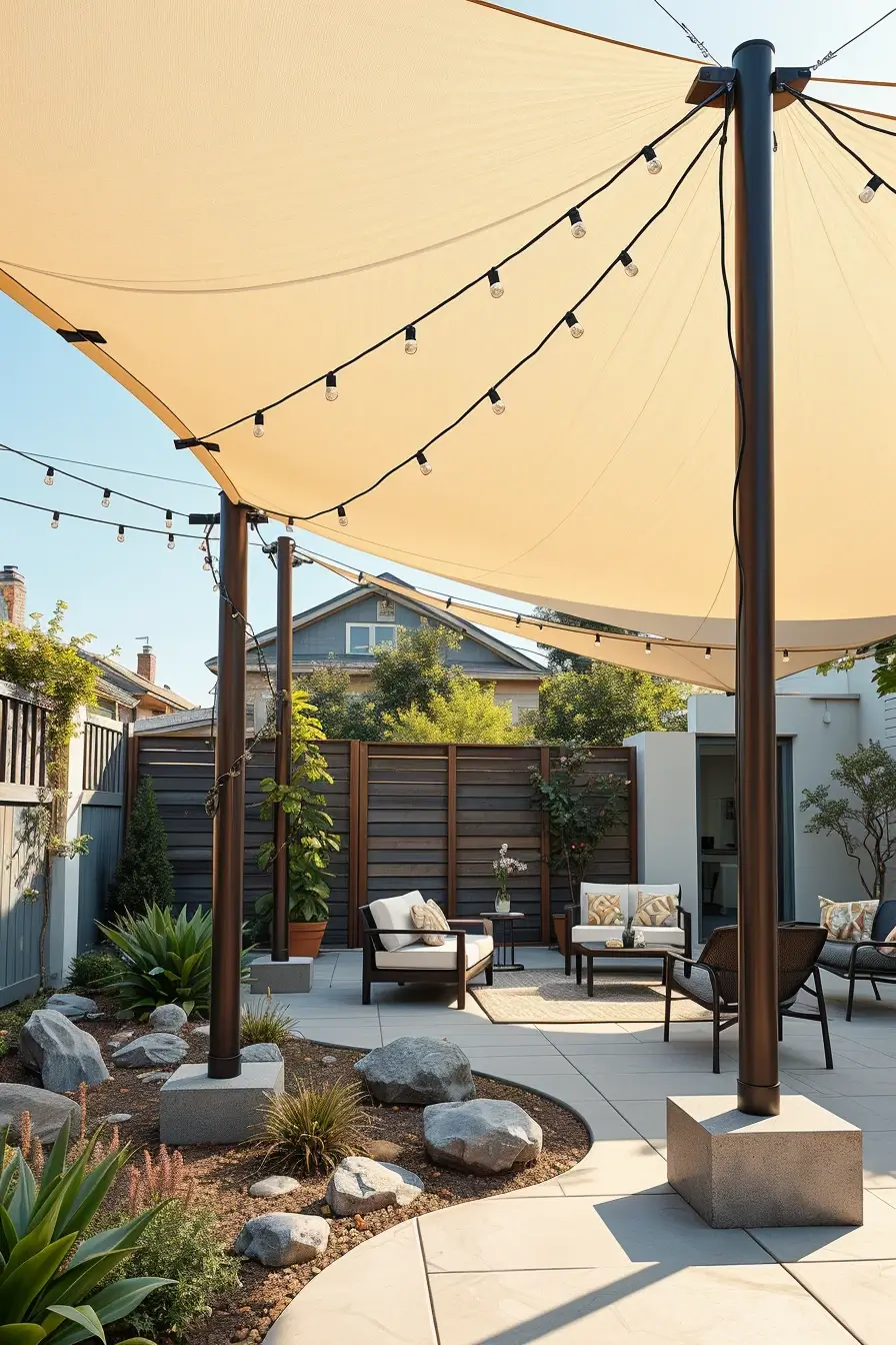 55 Sun Shade Sail Ideas Backyards 2026 For Stylish And Comfortable Outdoor Spaces