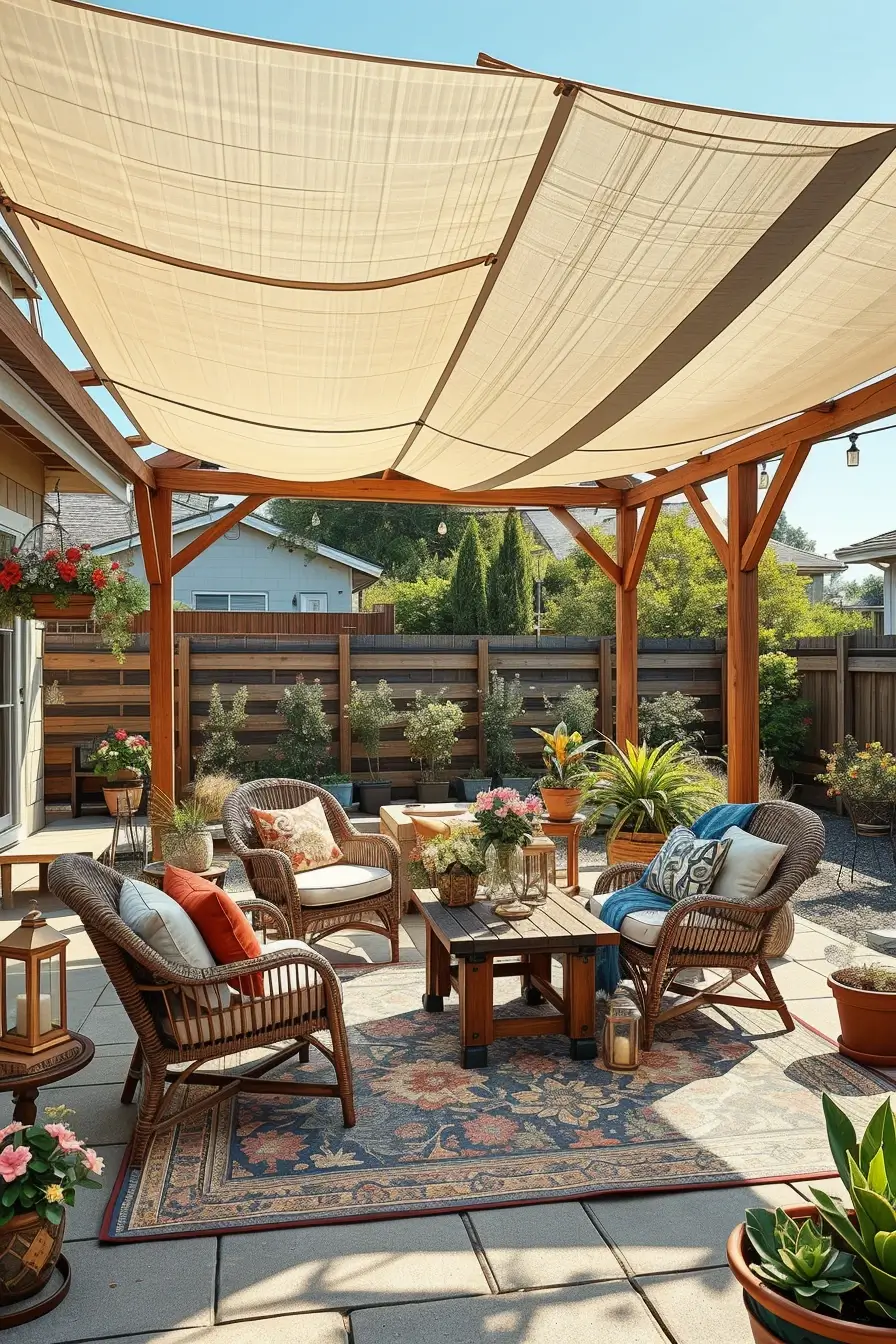 56 Patio Canopy Ideas For Instant Shade 2026: Creative, Colorful And Modern Outdoor Shade Designs