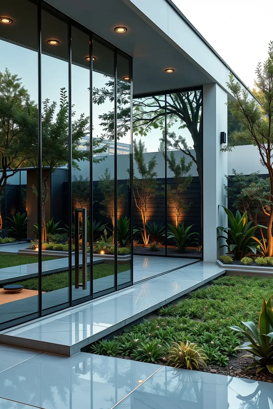 59 Summer Front Yard Decor Ideas 2026: Modern Sculptural Outdoor Inspiration