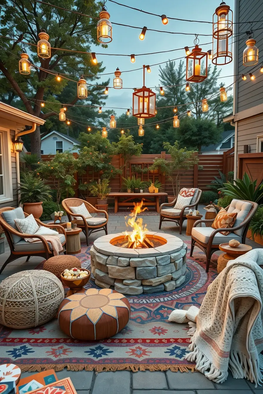 59 Boho Patio Ideas 2026 For A Dreamy And Stylish Outdoor Retreat
