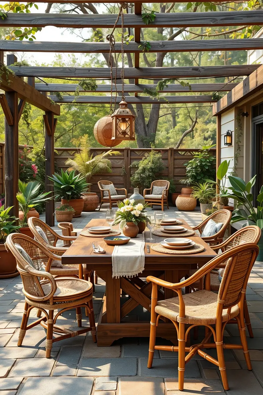 59 Boho Patio Ideas 2026 For A Dreamy And Stylish Outdoor Retreat
